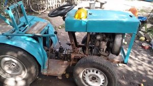 Самодельный мини трактор Зид 4.5