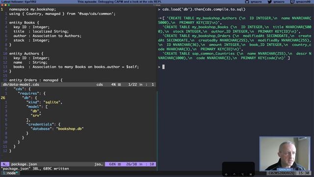 Ep.4 – Debugging CAPM and a look at the cds REPL смотреть онлайн