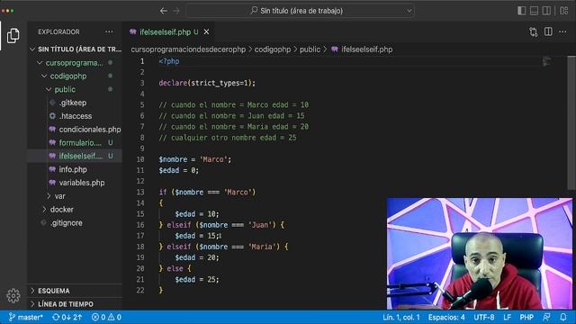 [CODEJAUS] - CURSO DE PROGRAMACION - 6 -if/else/elseif - require e include - diferencias y cual usa смотреть онлайн