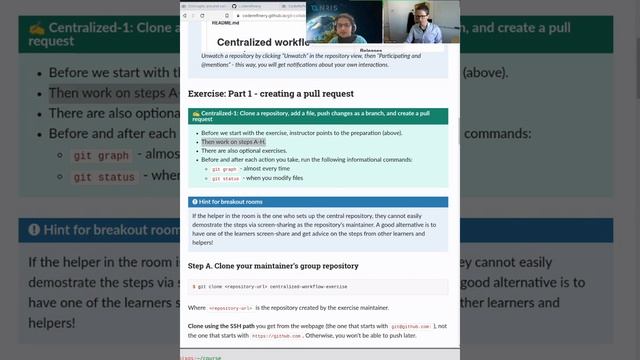 3.1 Git collaborative - CodeRefinery March 2023 смотреть онлайн