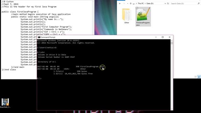 Command Prompt and Java смотреть онлайн