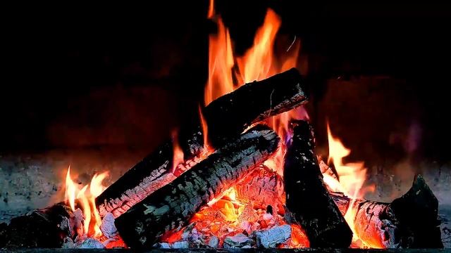 Fireplace 1080 Ultra HD / Камин для медитации. Виртуальный камин / звук костра / 4k fireplace смотреть онлайн
