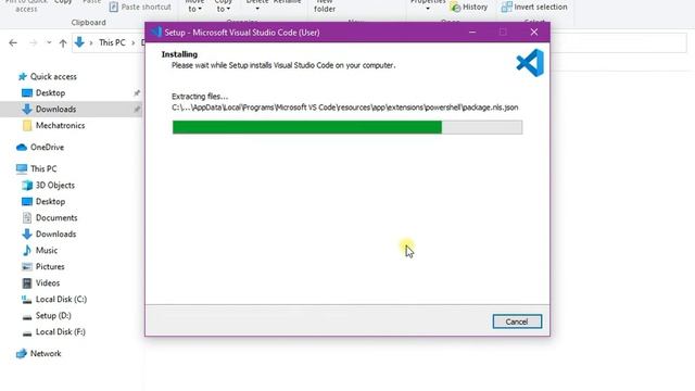 تحميل وتنصيب فيجوال ستوديو كود وتهيئته لتشغيل برامج السي | Installing VS code смотреть онлайн
