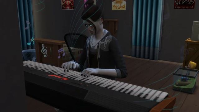 TS4. The sims 4. Moonlight sonata. Synthesizer. смотреть онлайн