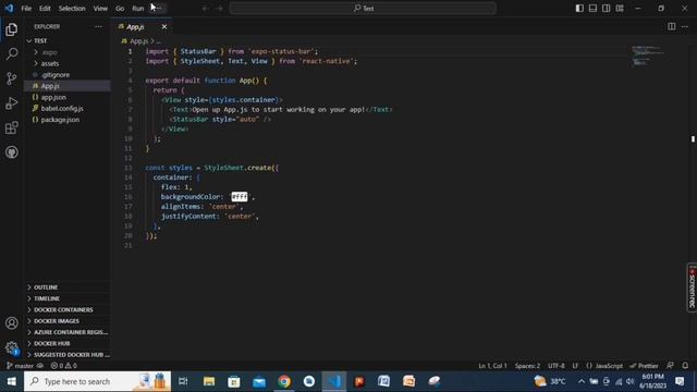 #03 Create Your Project in React Native With Expo Cli | Run Your First App in React Native смотреть онлайн