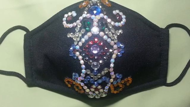 BEADED FACE MASK DESIGNS PART 1 Grace creation смотреть онлайн