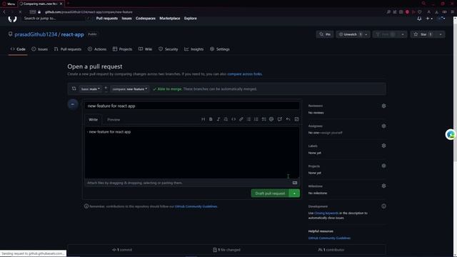 [Latest 2023] How to create Branch in GitHub | Pull Request | Merge | VS code with example смотреть онлайн