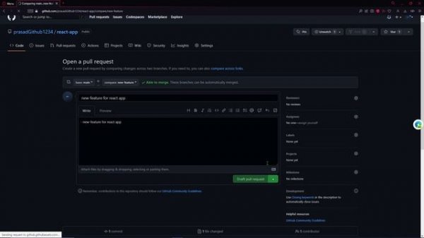 [Latest 2023] How to create Branch in GitHub | Pull Request | Merge | VS code with example