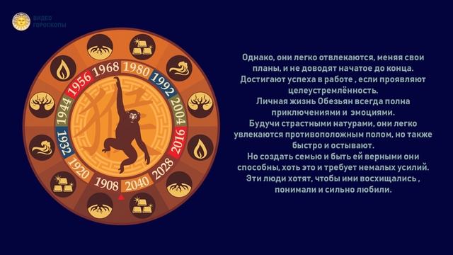 Обезьяна в год Свиньи. Восточный гороскоп на 2019 год смотреть онлайн