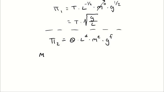 Buckingham Pi Theorem Example Problem 1 - Planetary Body Pendulums смотреть онлайн