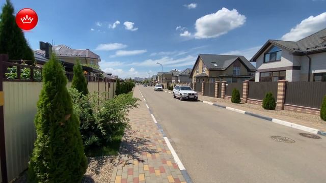 ?Частный дом в Краснодаре. В КП Вишневый Сад. смотреть онлайн