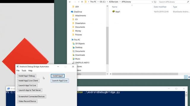 Python - Android Debug Bridge built with wxPython смотреть онлайн