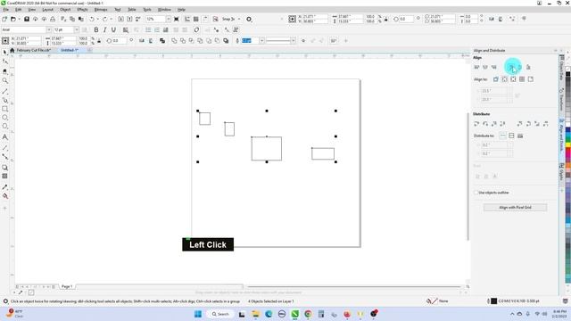 Corel Draw - Dockers - Alignment - Arrays - Glyphs смотреть онлайн