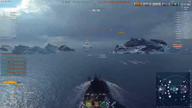World Of Warships - Французский линкор ALSACE, взгляд изнутри - стоит ли идти?)