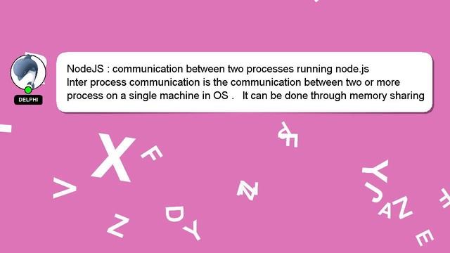 NodeJS : communication between two processes running node.js смотреть онлайн