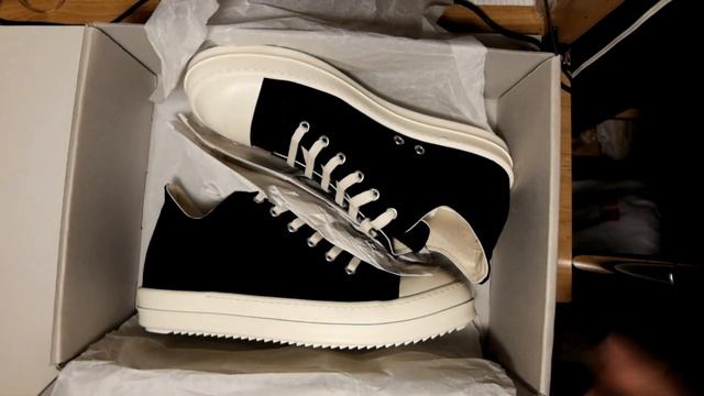 Rick Owens Drkshdw Ramones Low Unboxing
