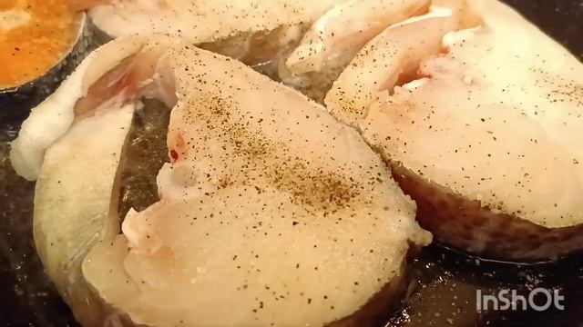 СТЕЙК ТРЕСКИ и СЕМГИ с ОВОЩАМИ. смотреть онлайн