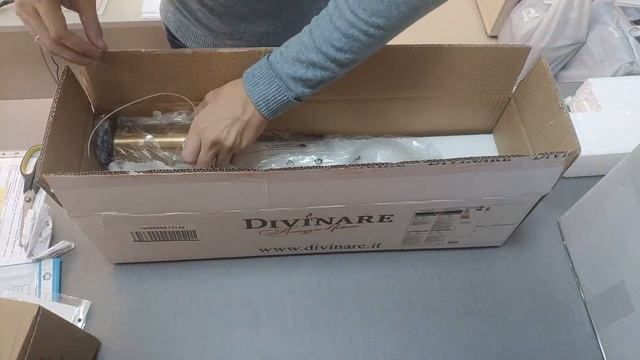 Распаковка светильника Cliff Divinare | Реплика к бренду Lee Broom Orion смотреть онлайн