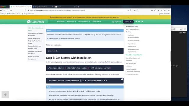 All-in-one Installation of Kubernetes and KubeSphere смотреть онлайн