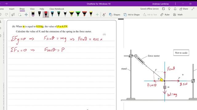 Static Equilibrium - AS Level Physics - past paper question смотреть онлайн