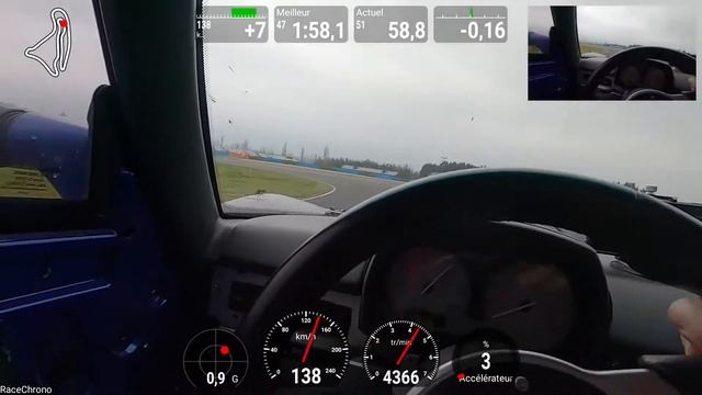 Best lap Magny-Cours F1 1:57,73 Opel speedster turbo смотреть онлайн