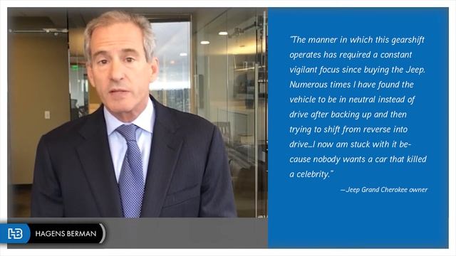 Hagens Berman's Steve Berman Pursues Personal Injury Claims Against Fiat Chrysler смотреть онлайн