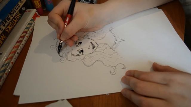 Рисуй Со Мной! Мерида из "Храбрая сердцем" смотреть онлайн