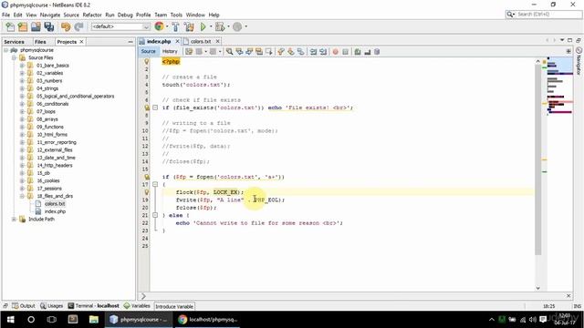 30 files and dirs - PHP and MySQL beginner to developer смотреть онлайн