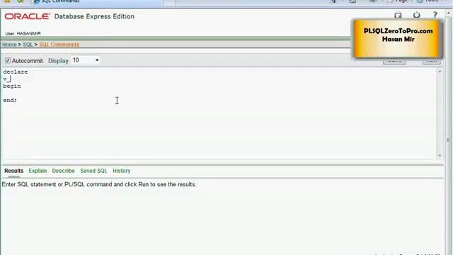 Oracle PL SQL Variables Part 1 2 YouTube смотреть онлайн
