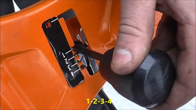 Снегоуборщик GARDEN PRO - запуск с электростартера 220В и скорости 1-2-3-4-R смотреть онлайн