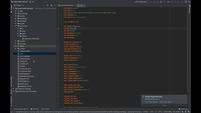 Using React with Laravel 7 | Laravel 7 with Laradock | Tutorial 01 смотреть онлайн