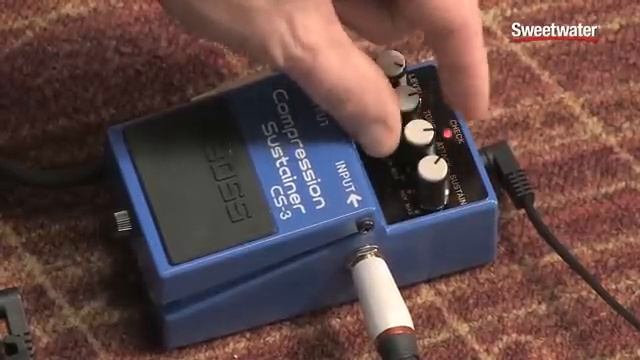 BOSS CS-3 Compression Sustainer Pedal Review by Sweetwater смотреть онлайн