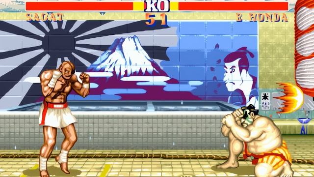 Street Fighter II Turbo: Hyper Fighting - Sagat (Arcade / 1992) 4K 60FPS смотреть онлайн