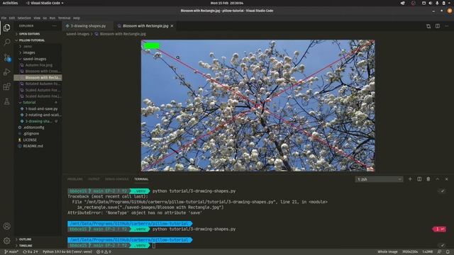 Drawing shapes - Image manipulation with Python & Pillow - Part 3 смотреть онлайн