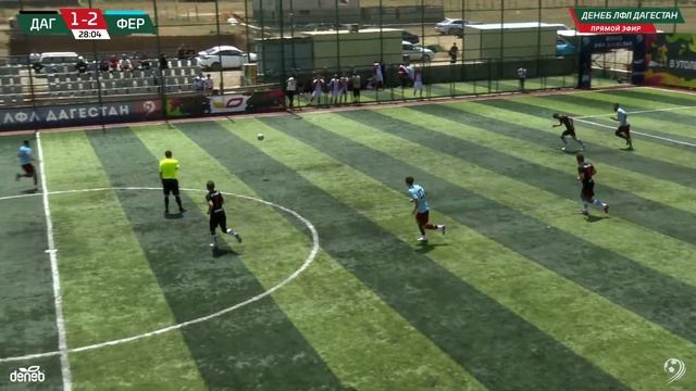 ДАГКОМП-ЦУМАДА - ФЕРМЕР-КАСПИЙСК. 16-й тур Первой лиги Денеб ЛФЛ Дагестана 2022/23 гг. смотреть онлайн