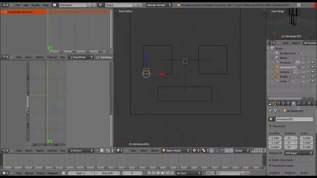 Blender 2.63 Tutorial - Minecraft Rig With a Face - Part 6 смотреть онлайн