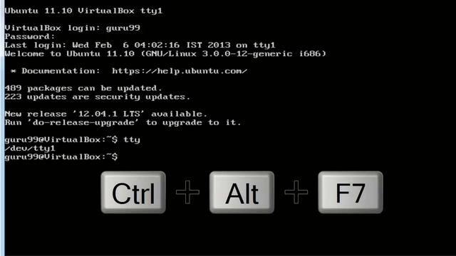 Virtual Terminals(TTY) - Linux Tutorial For Beginners