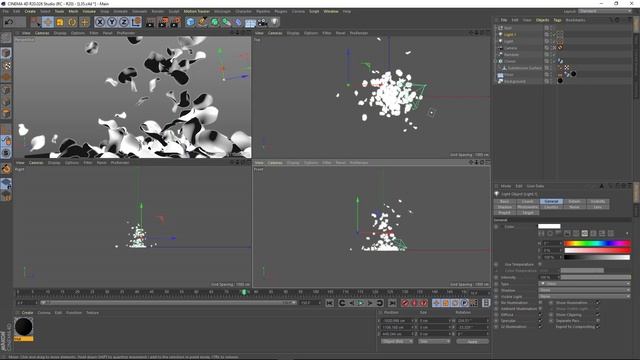 How to create the leaves of rose idea in Cinema 4d modeling and effects by photoshop смотреть онлайн