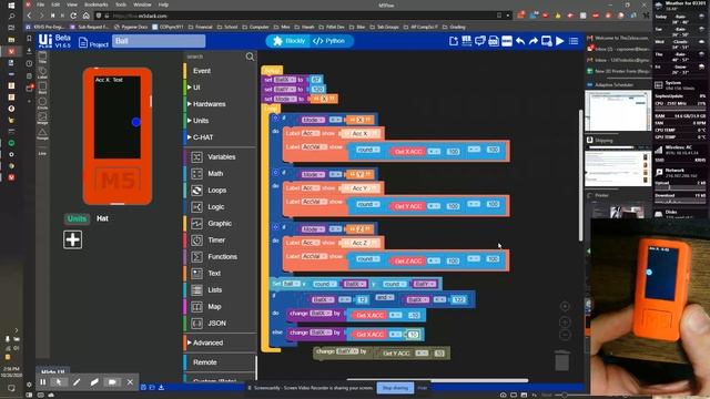 Blockly 5 - Keeping the Ball in the screen смотреть онлайн