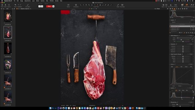 Обработка еды в программе Capture One 21 смотреть онлайн