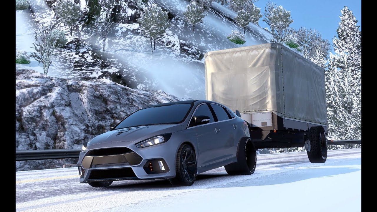 ETS 2] Ford Focus RS_Cargo Delivery In Winter Weather смотреть онлайн