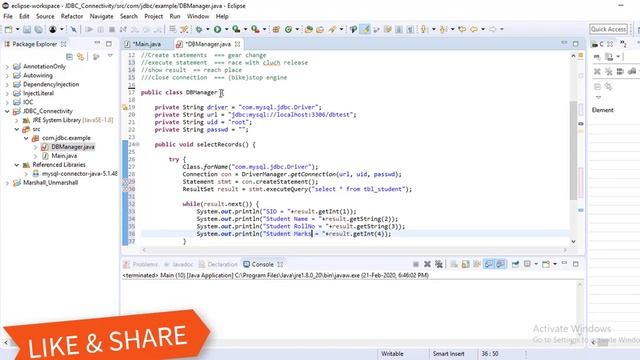 Java DataBase Connectivity in Hindi || JDBC CRUD Operations Example || #10 смотреть онлайн