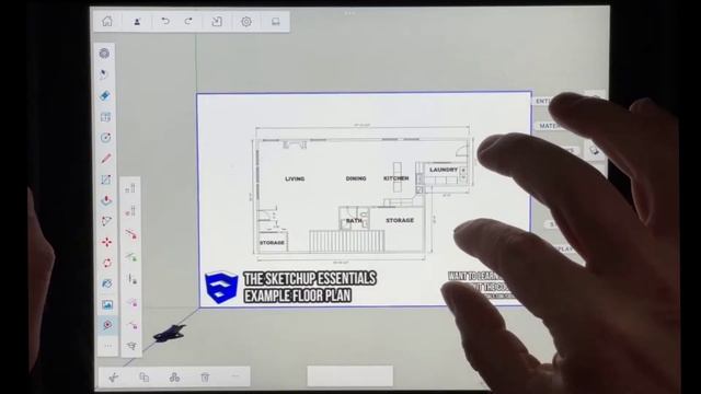 How to Import Reference Images TO SCALE in SketchUp for Ipad! смотреть онлайн
