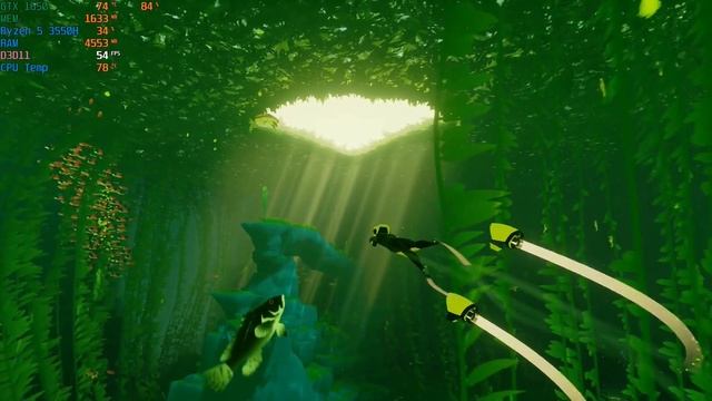 GTX 1650 + Ryzen 5 3550H | Acer Nitro 5 | Abzu | Benchmark Gameplay смотреть онлайн