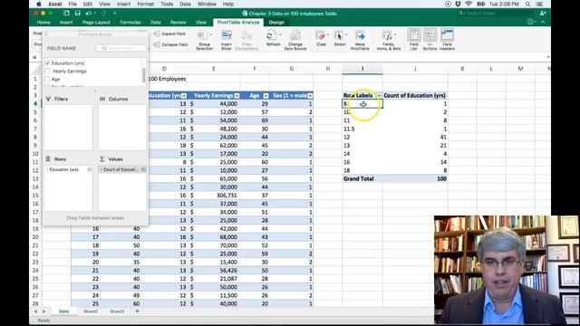 How to Make a Frequency Table in Excel 2016 for Mac (Example: Education) смотреть онлайн