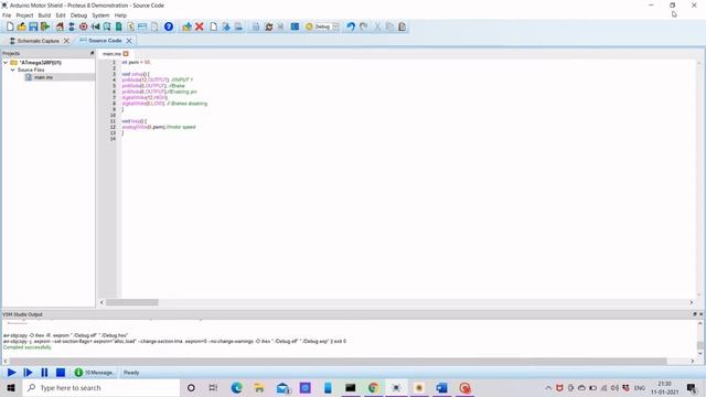 Motor simulation using Proteus and Chart and gauge using Node red смотреть онлайн
