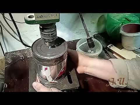 Новое приспособление для шлифовки бусин на сверлильном станке. смотреть онлайн