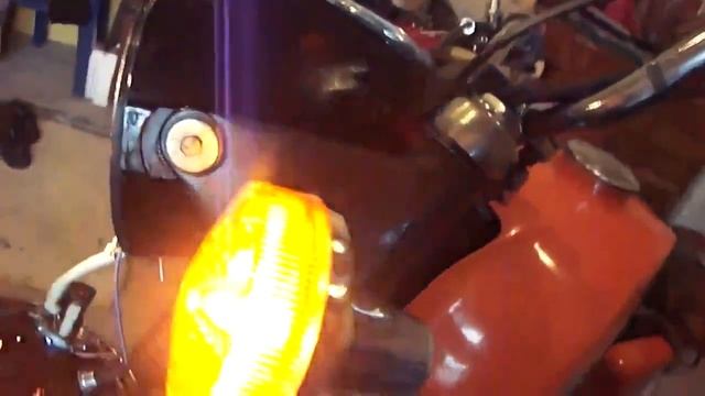 Иж-Планета - Спорт, проводку сделал под японца, с одним проводом из фары смотреть онлайн