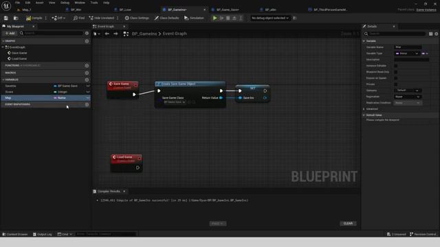 Unreal Engine 5.2 Level Geçiş Oyunu Kayıt Etme смотреть онлайн