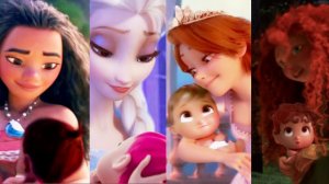 Подарок Аистов : Моана\Эльза\Рапунцель\Мерида\Астрид (Crossover)
